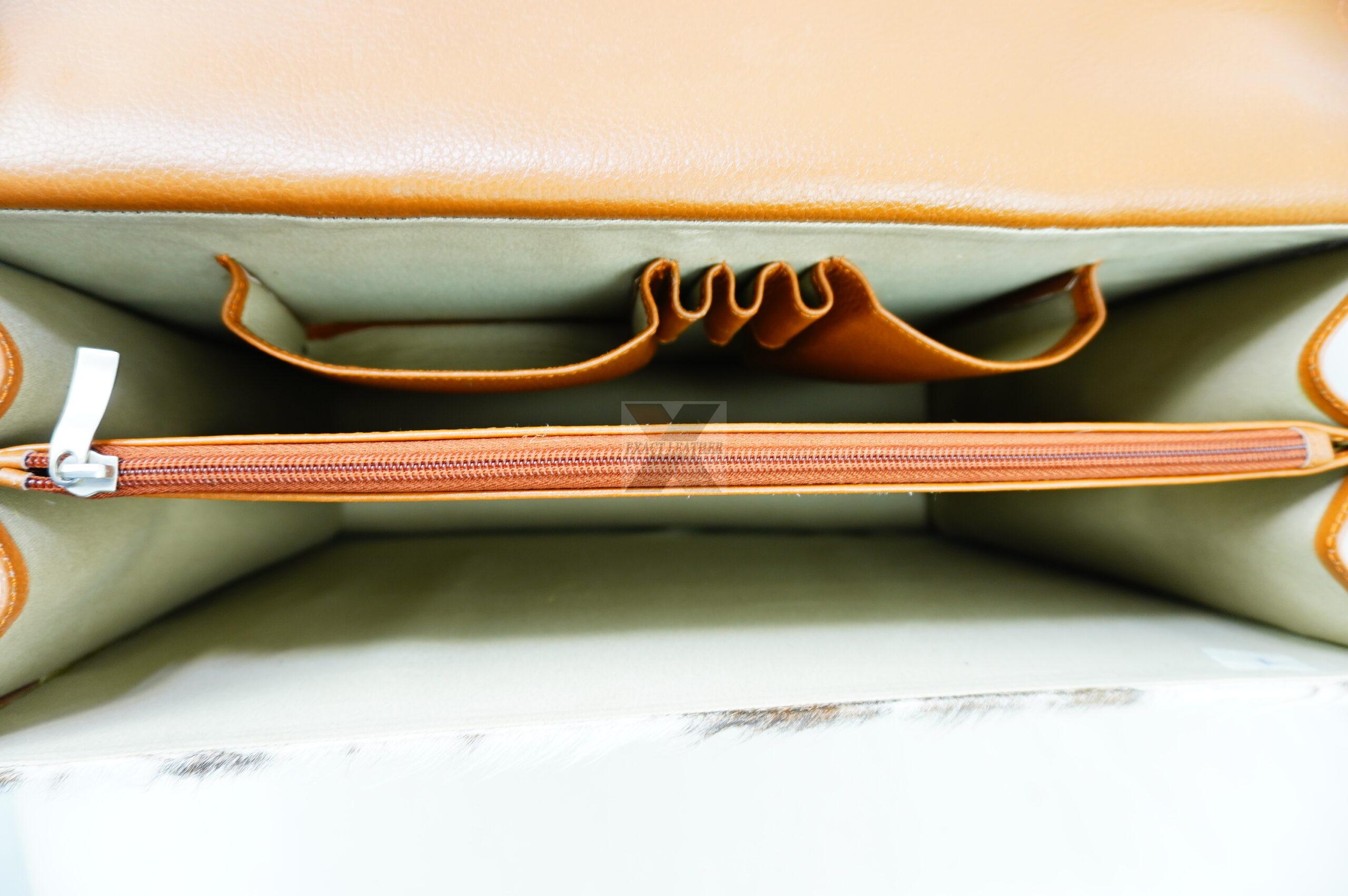 natural hair on cowhide laptop office briefcase bags by exact leather